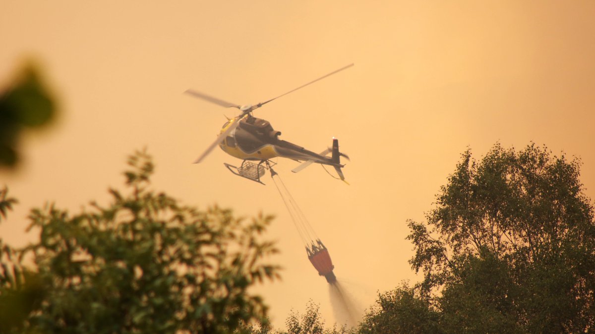 Incendio en Fasgar (León)