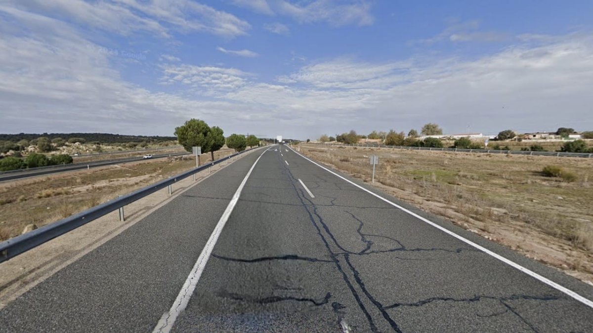 A-50 a la altura de Ávila.