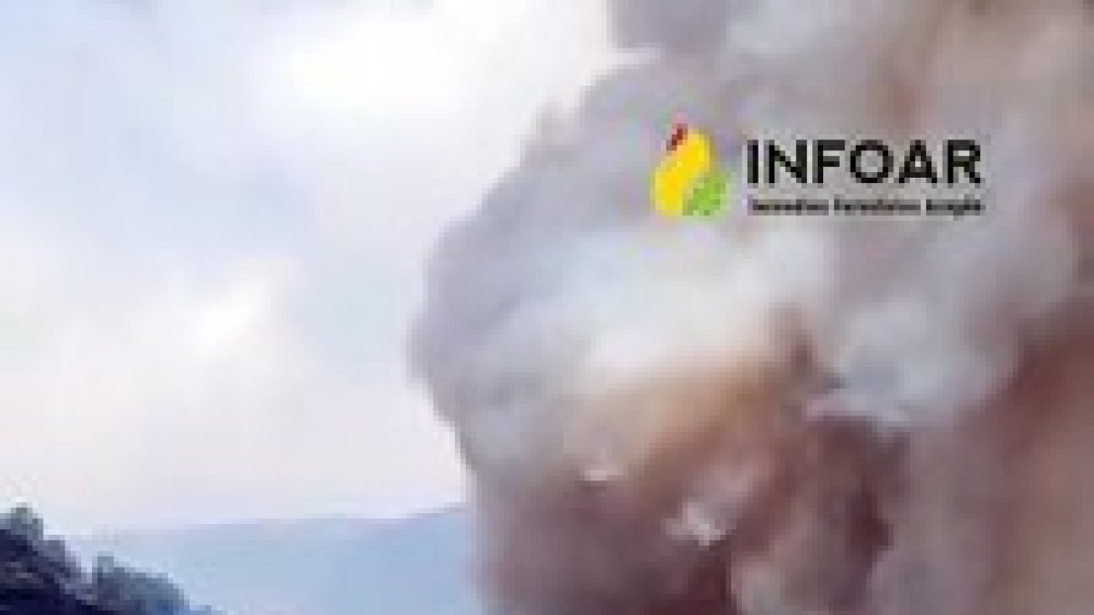 Medios de Aragón se despliegan en el incendio de Picos de Europa en León