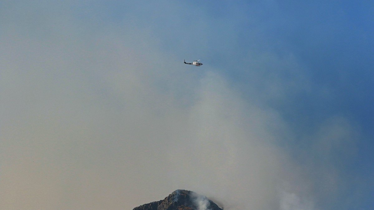 Una imagen de archivo de un incendio en Castilla y León