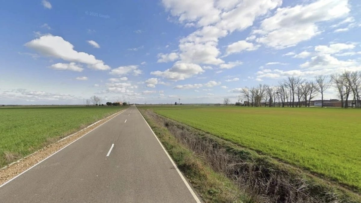 P-2469 a la altura de Bustillo del Páramo de Carrión