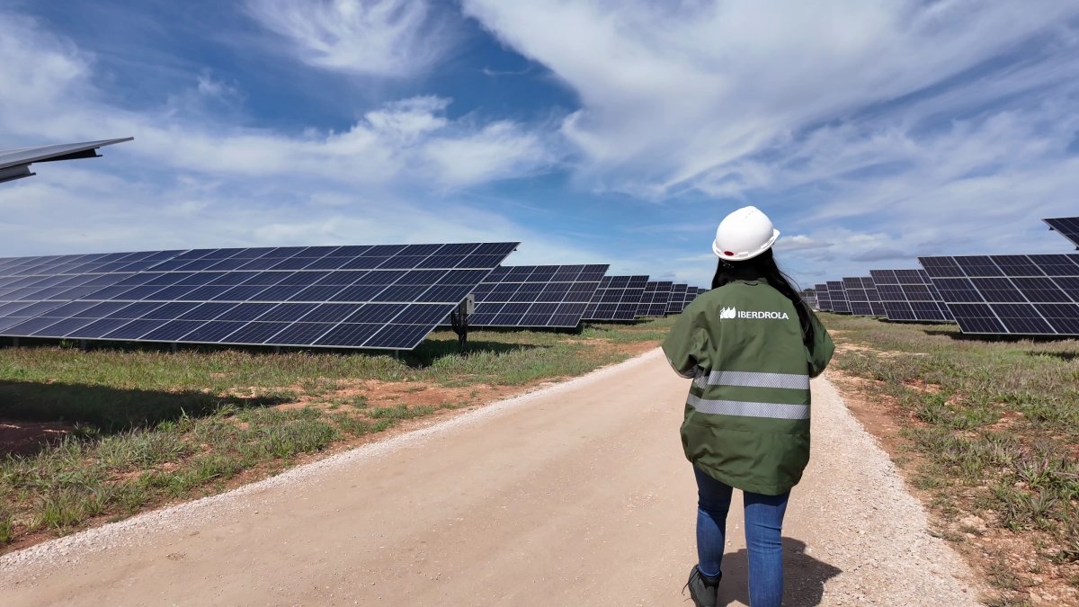 Planta fotovoltaica de Iberdrola, en Ciudad Rodrigo (Salamanca)