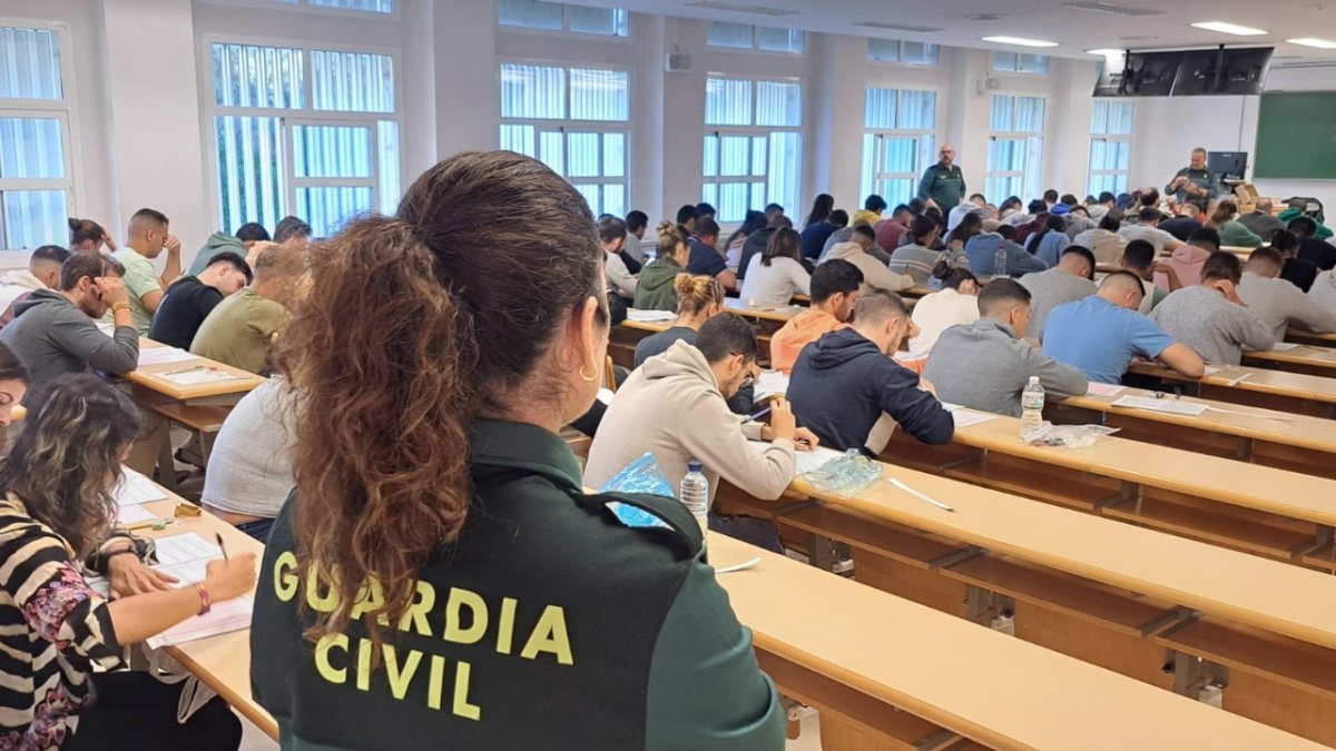 Oposiciones a Guardia Civil en una imagen de archivo.