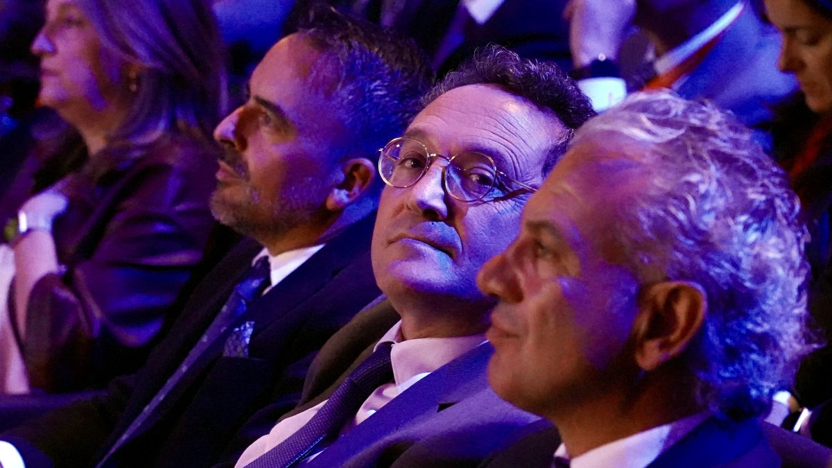 El Fiscal General del Estado, Álvaro García Ortiz, junto al delegado del Gobierno, Nicanor Sen