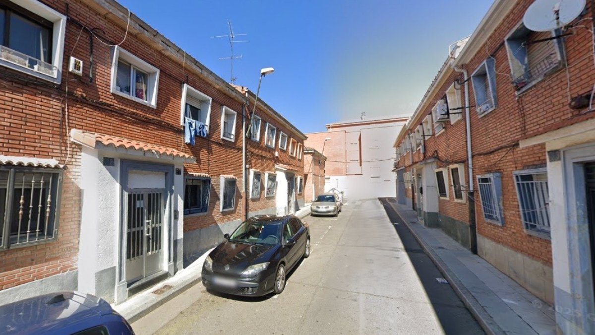 Calle Moriscos donde atendieron a los heridos.