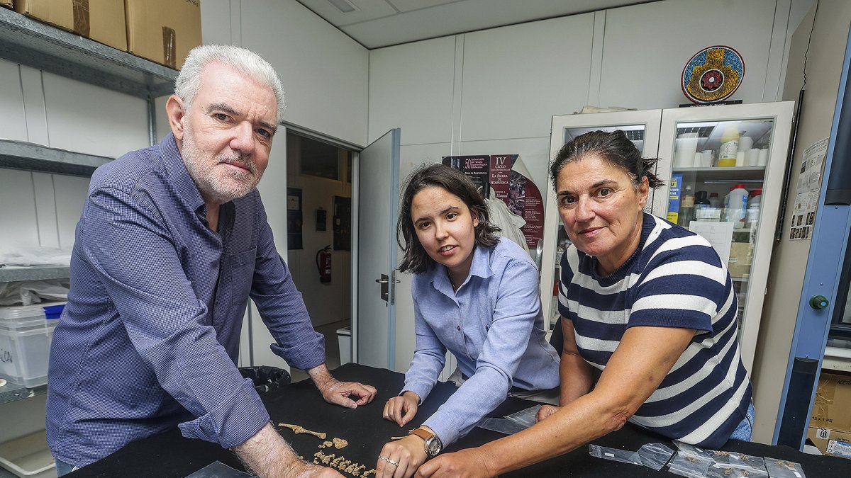 Integrantes del Laboratorio de laEvolución Humana de la Universidad de Burgos.