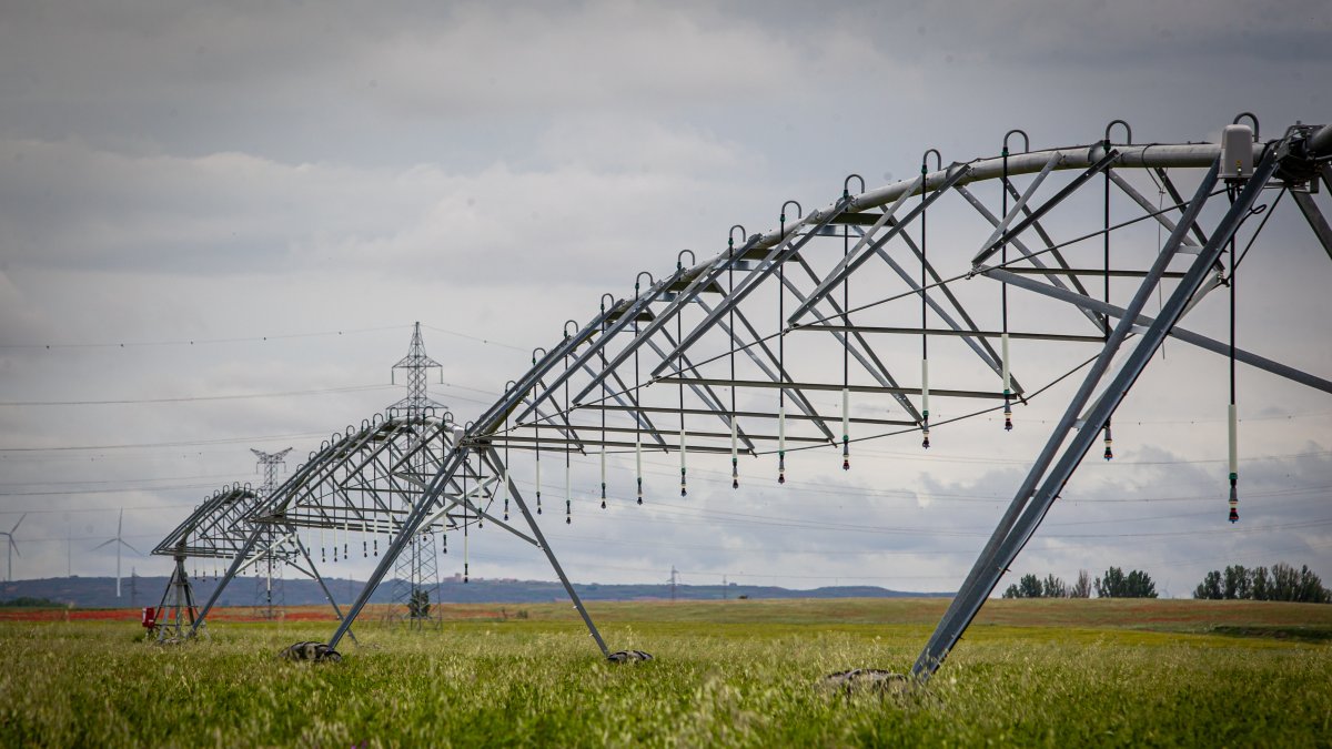 Instalaciones de regadío del Canal de Almazán.