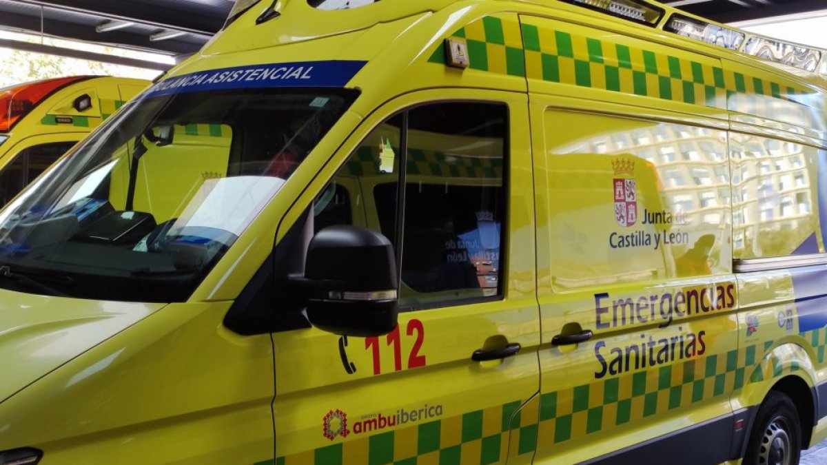 Una ambulancia en una imagen de archivo