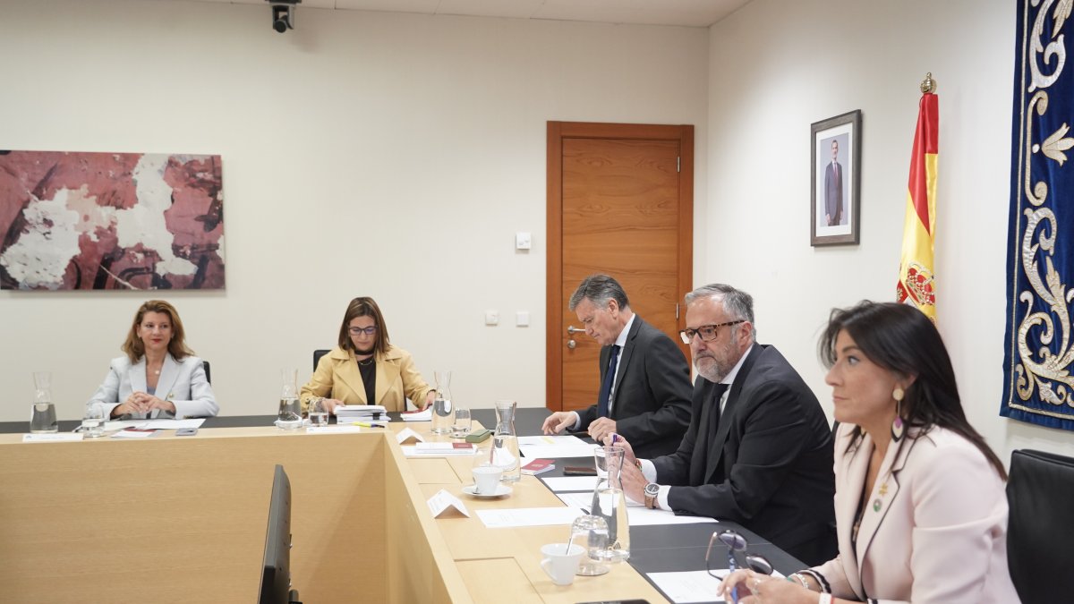 Reunión de la Mesa de las Cortes de Castilla y León