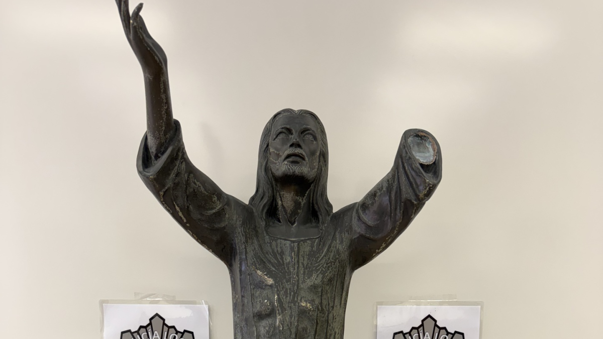 Talla localizada por la Policía Nacional