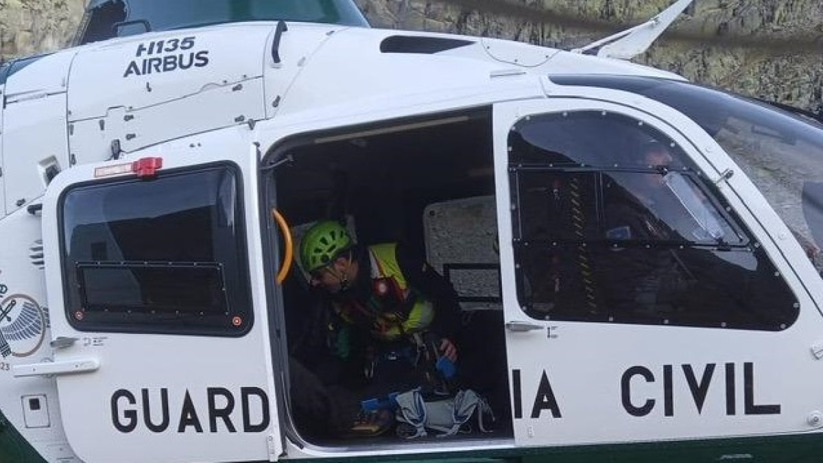 Rescate de la Guardia Civil en Ávila