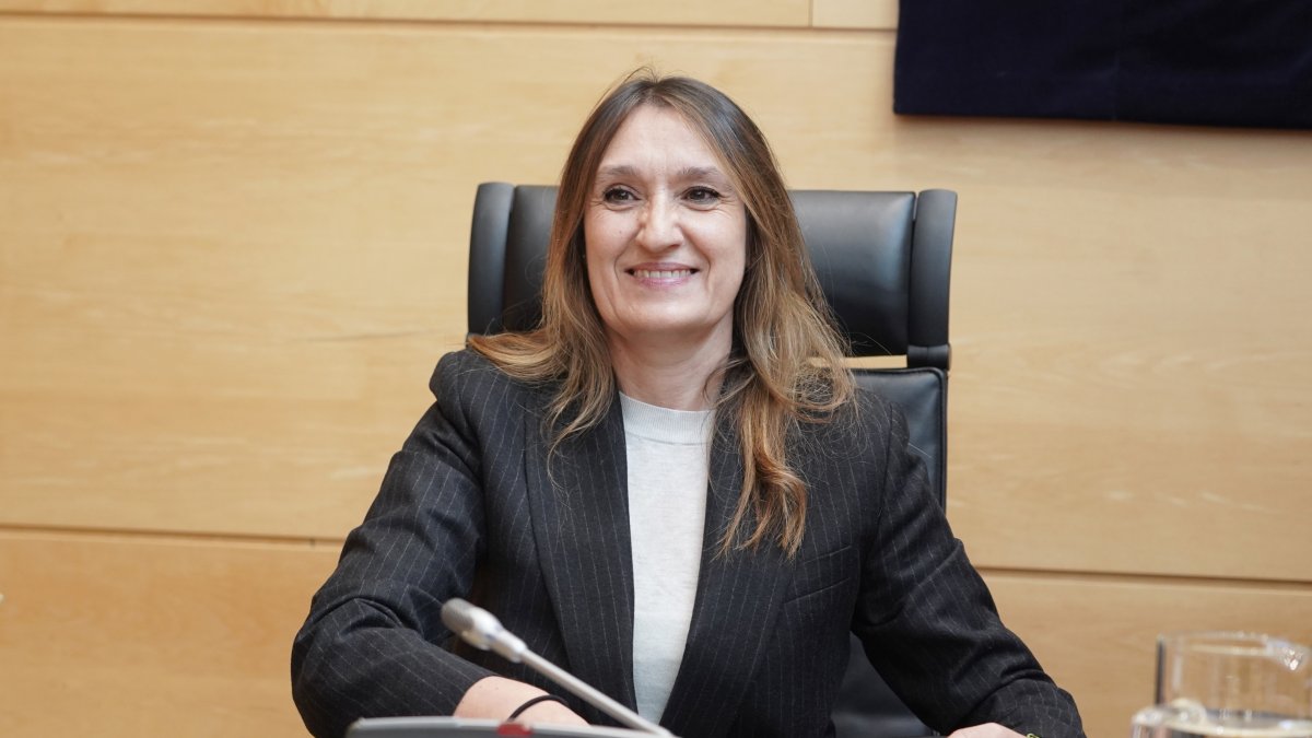 Rocío Lucas, consejera de Educación, durante la presentación de las cuentas.