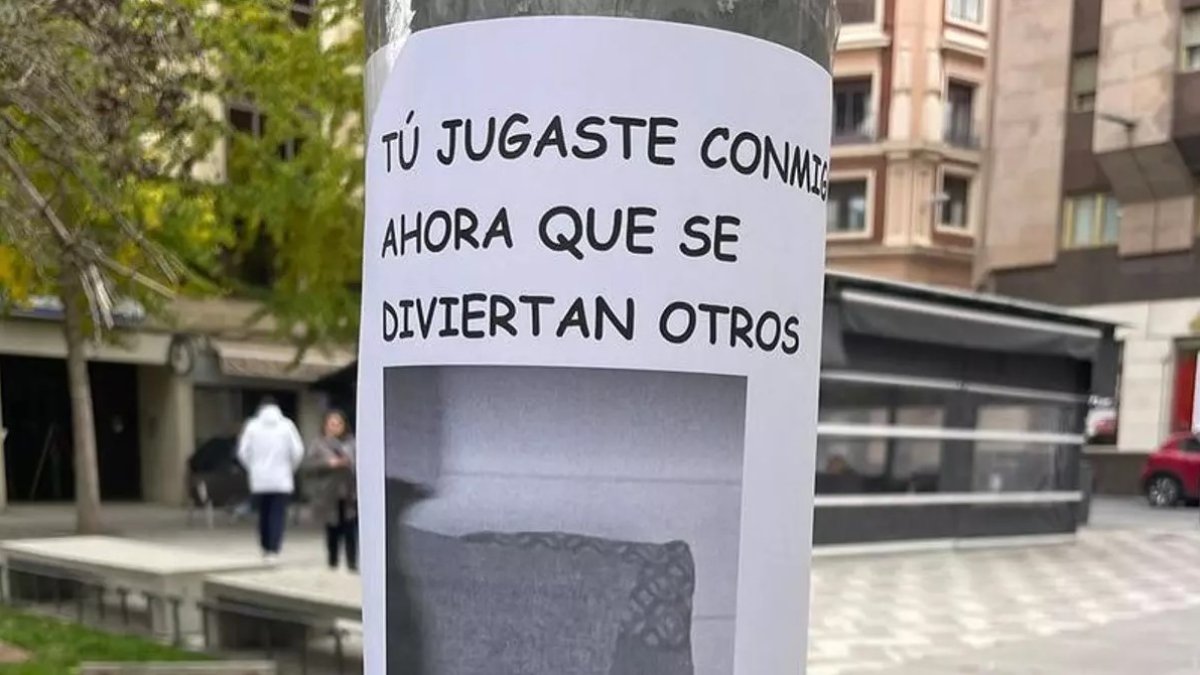 Cartel del Ayuntamiento Zamora para la campaña contra la violencia machista
