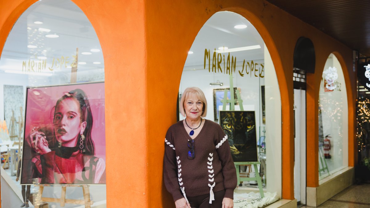 Marian López, artista palentina
