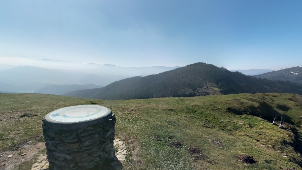 Monte Coliza, lugar al que querían ascender.