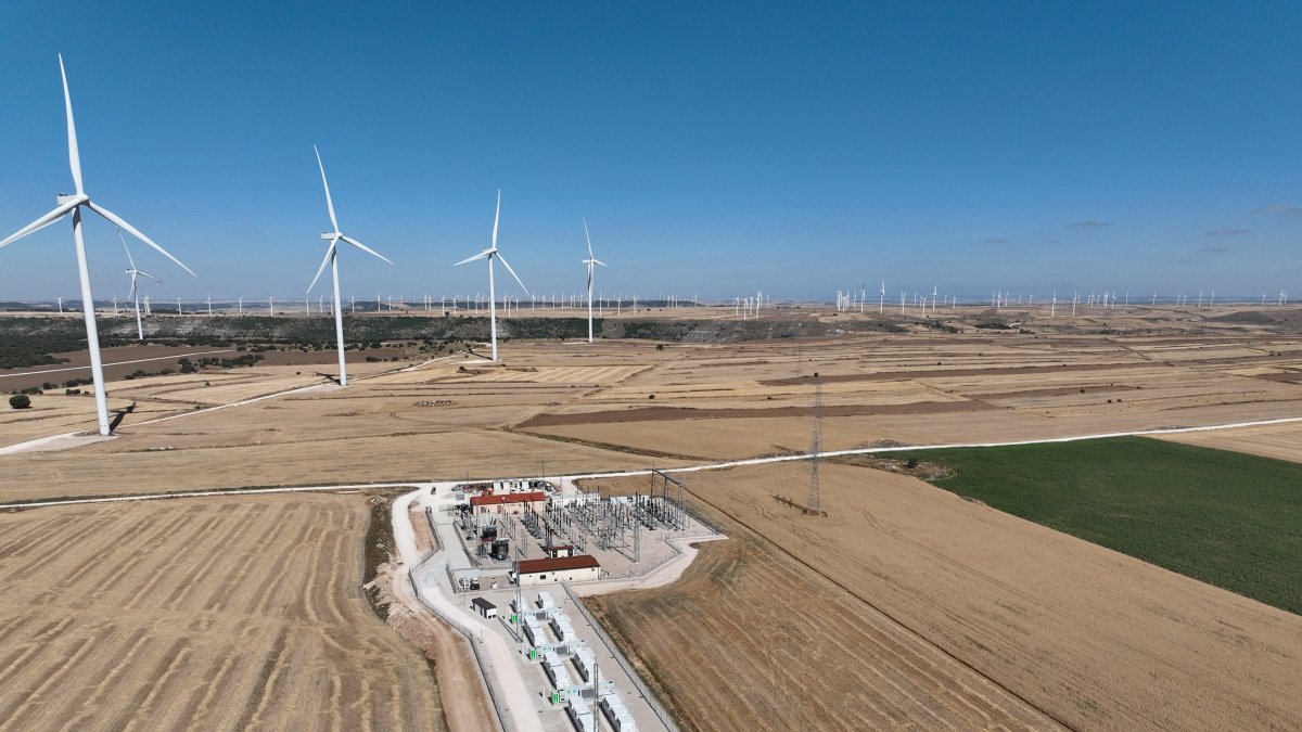 Batería de Iberdrola en Revilla Vallejera (Burgos).