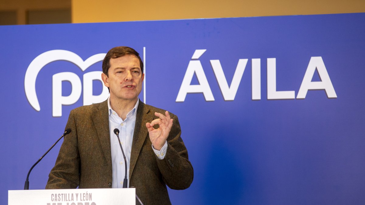 El presidente del Partido Popular de Castilla y León, Alfonso Fernández Mañueco.