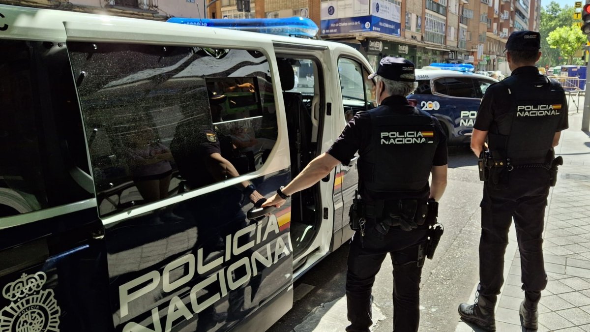 El varón fue detenido por agentes de la Policía Nacional de Palencia.