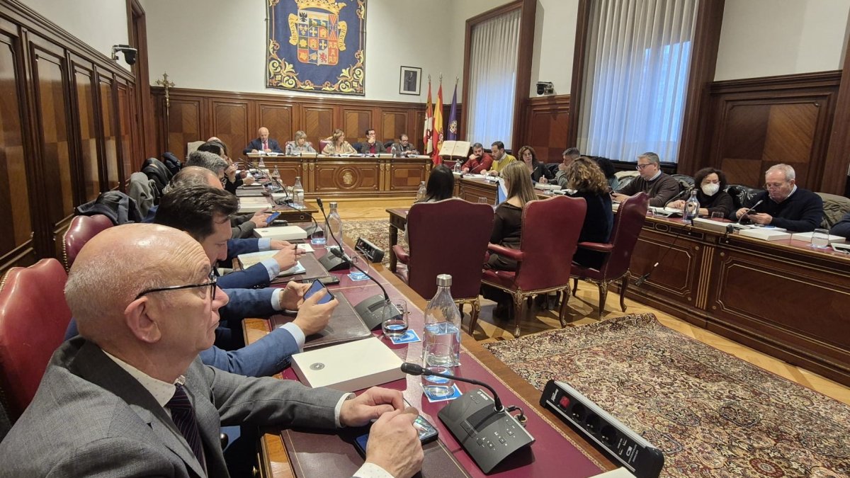 Pleno de la Diputación de Palencia.