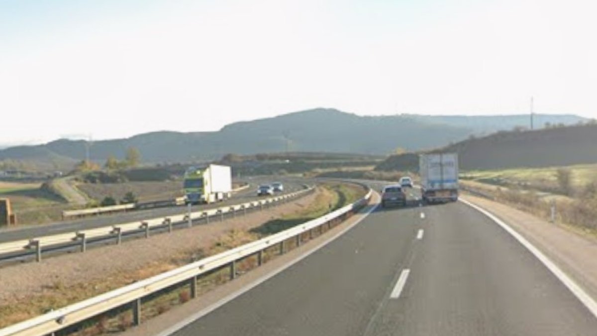 AP-1 a su paso por Monasterio de Rodilla.