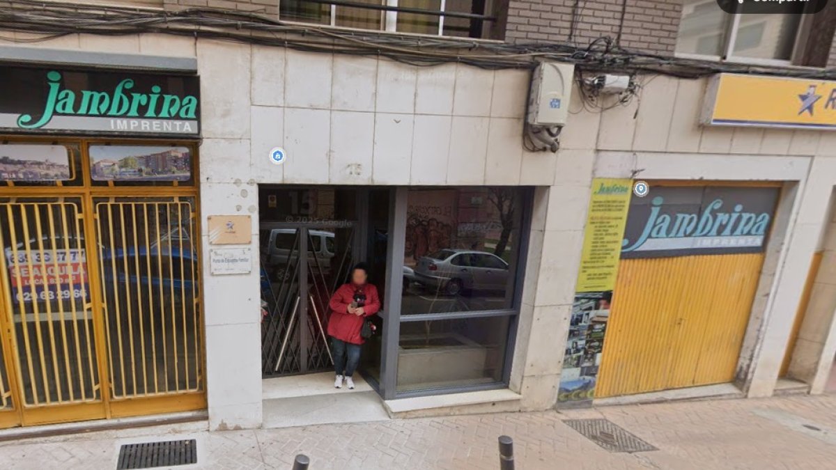 Punto de encuentro de Zamora en el que los padres visitaban a su hija.