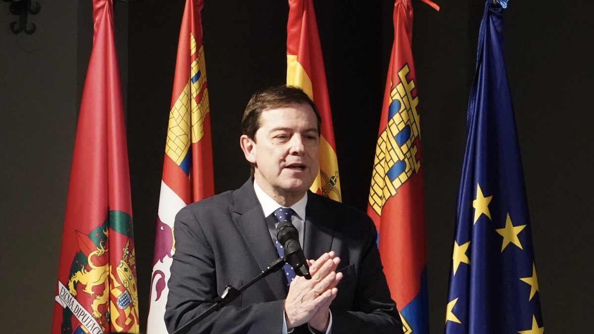 El presidente de la Junta de Castilla y León, Alfonso Fernández Mañueco.