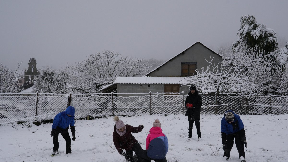Temporal de nieve en El Bierzo.