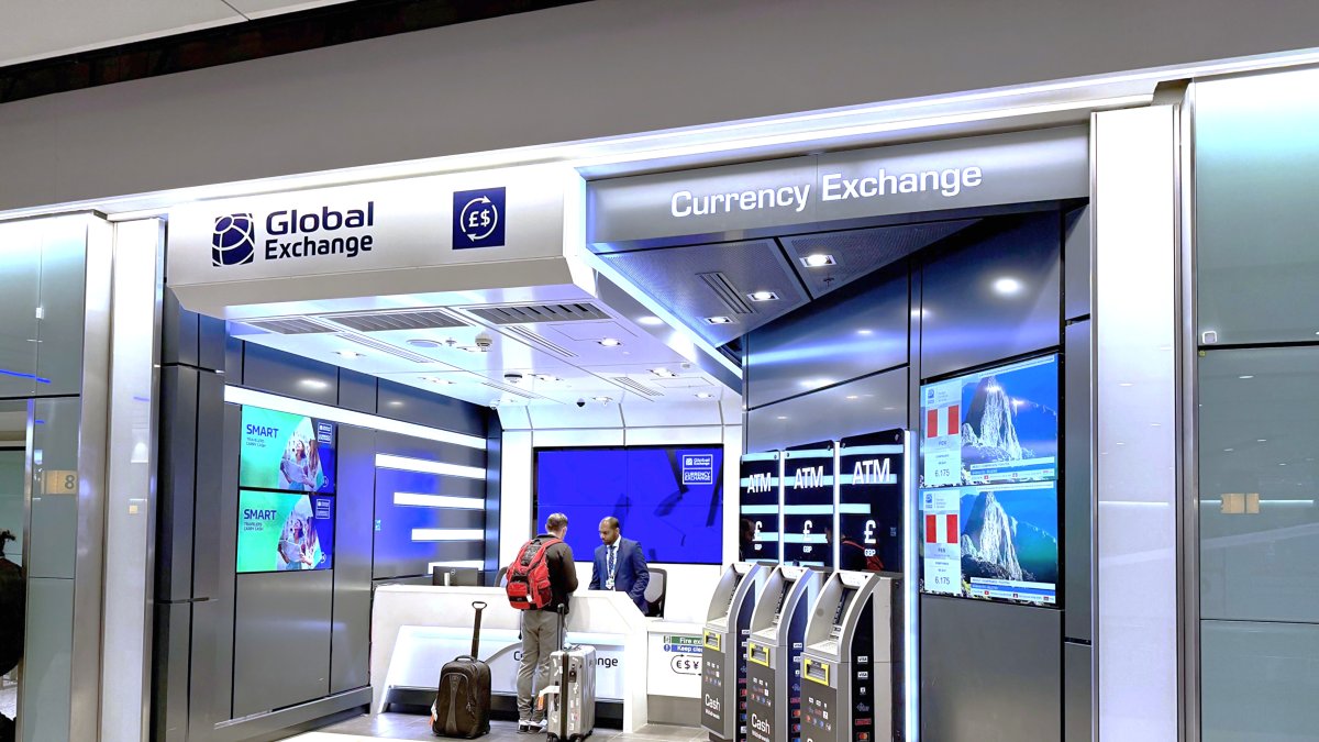 Oficina de Global Exchange en Heathrow