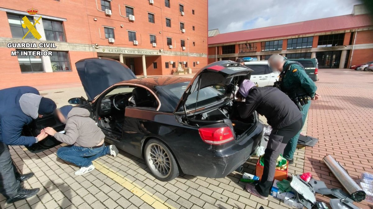 Incautación de drogas en Salamanca