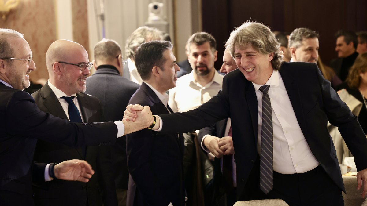Carlos Martínez, en el desayuno informativo en Madrid.
