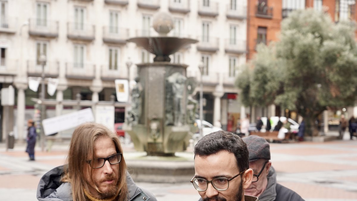 Miguel Ángel Llamas junto a Pablo Fernández