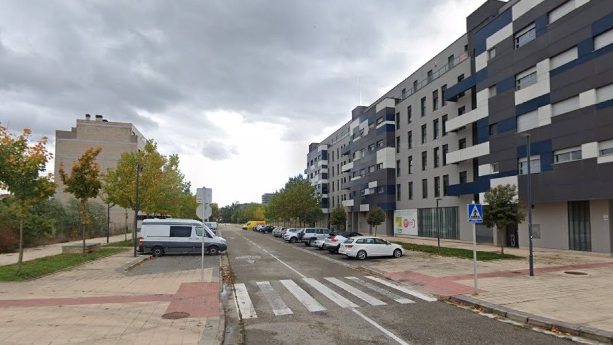 Calle José Vicente del Val en Burgos.