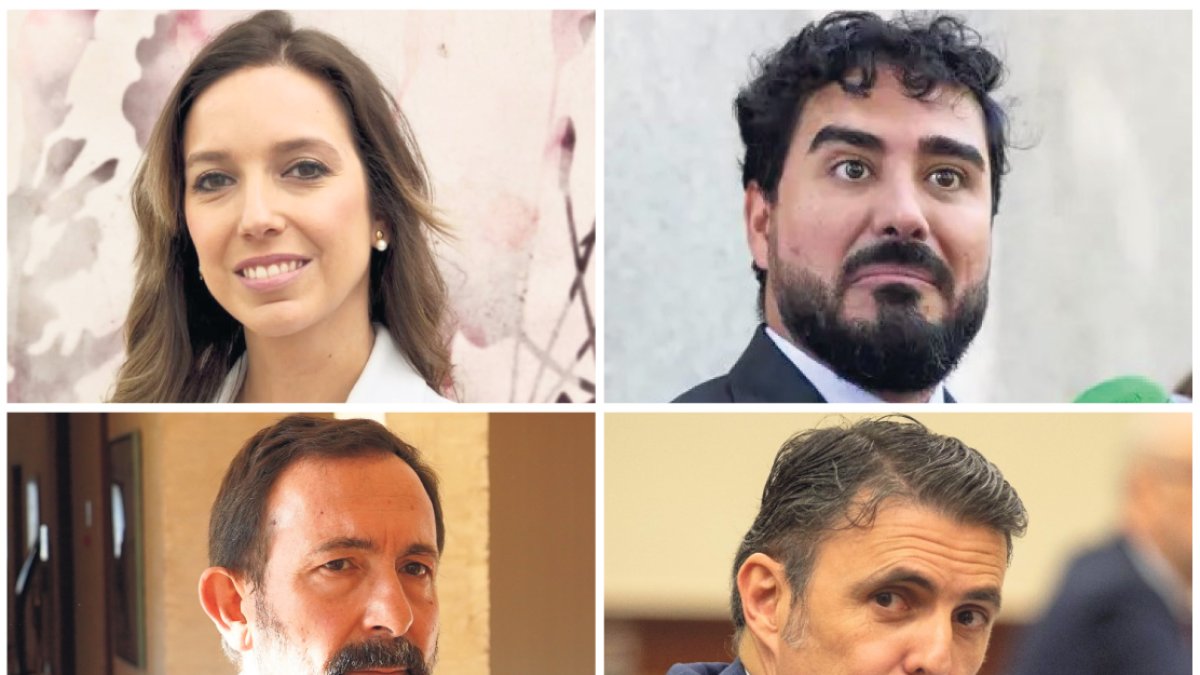 Lucía Echevarrieta, Alvise Pérez, Javier Teira y Rodrigo Jiménez.