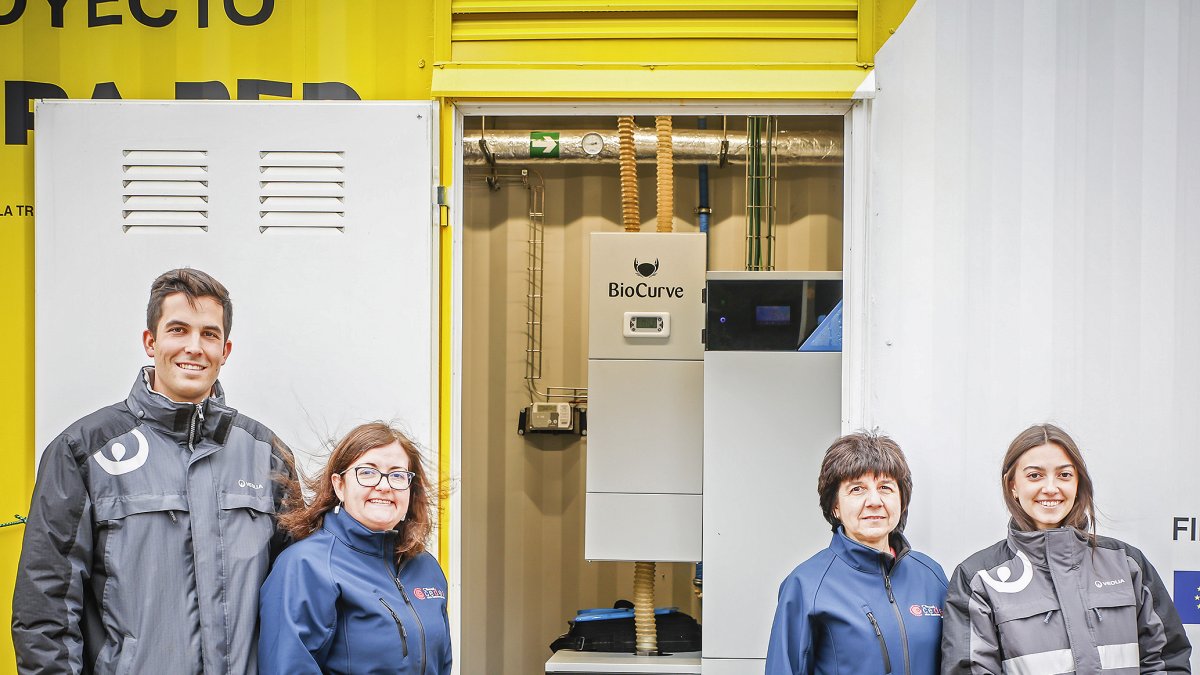 Investigadores de Veolia y del CEDER-Ciemat