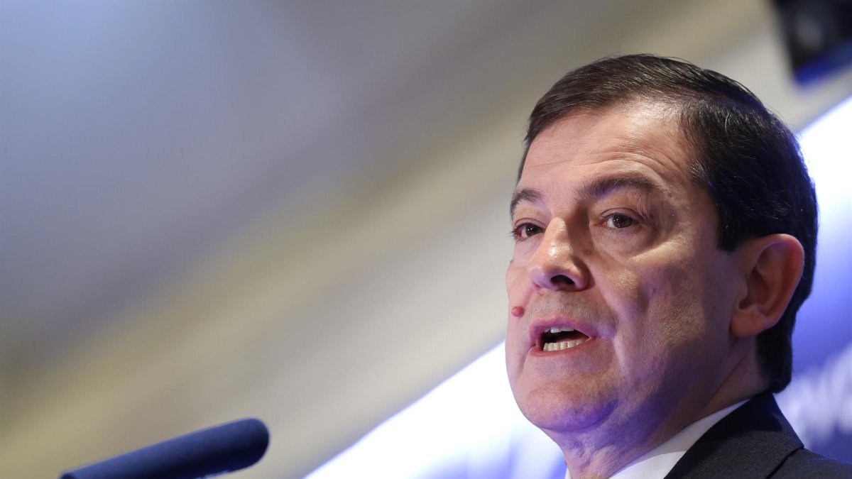 El presidente de la Junta y candidado del PP a la reelección, Alfonso Fernández Mañueco