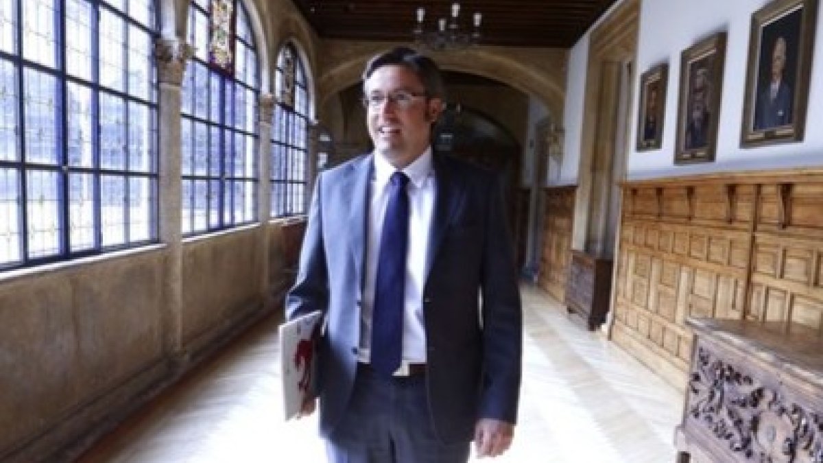 El alcalde de Valdelugueros (León), Emilio Orejas, en una imagen de archivo.