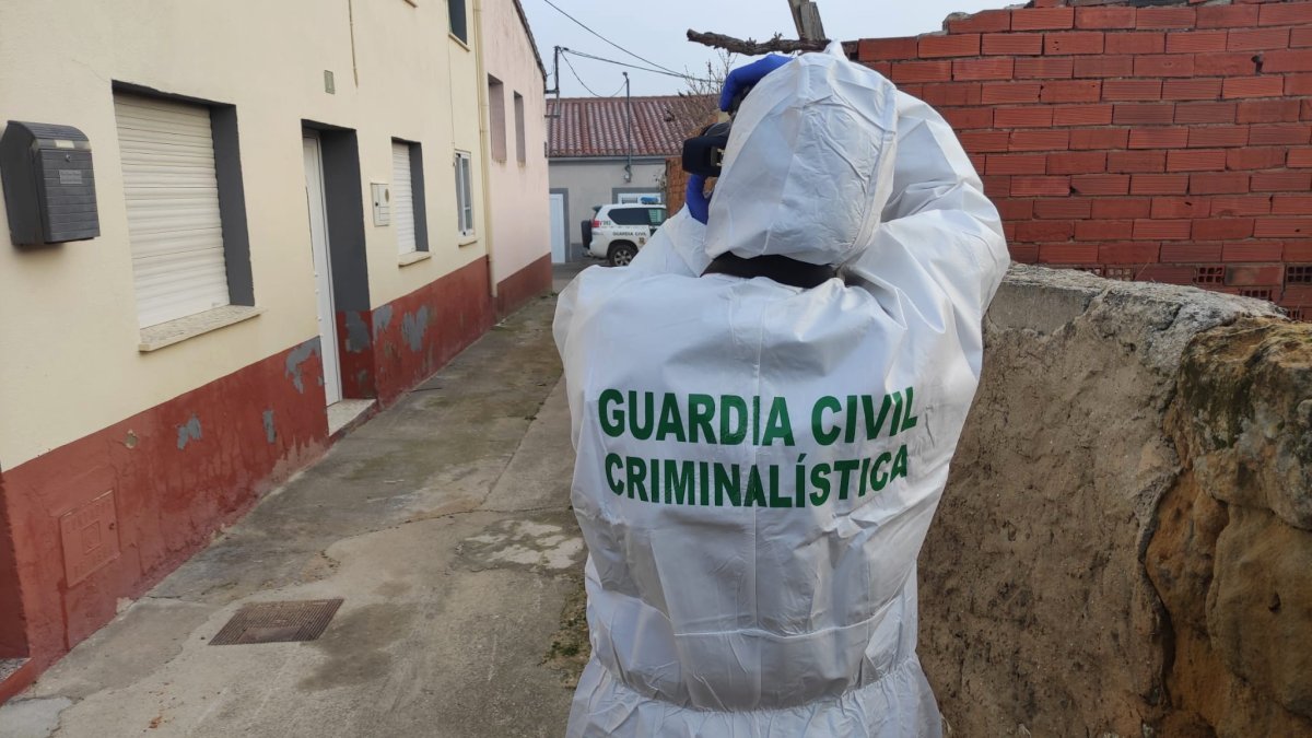 Vivienda de Peleas de Abajo, en Zamora, en la que se produjo el crimen