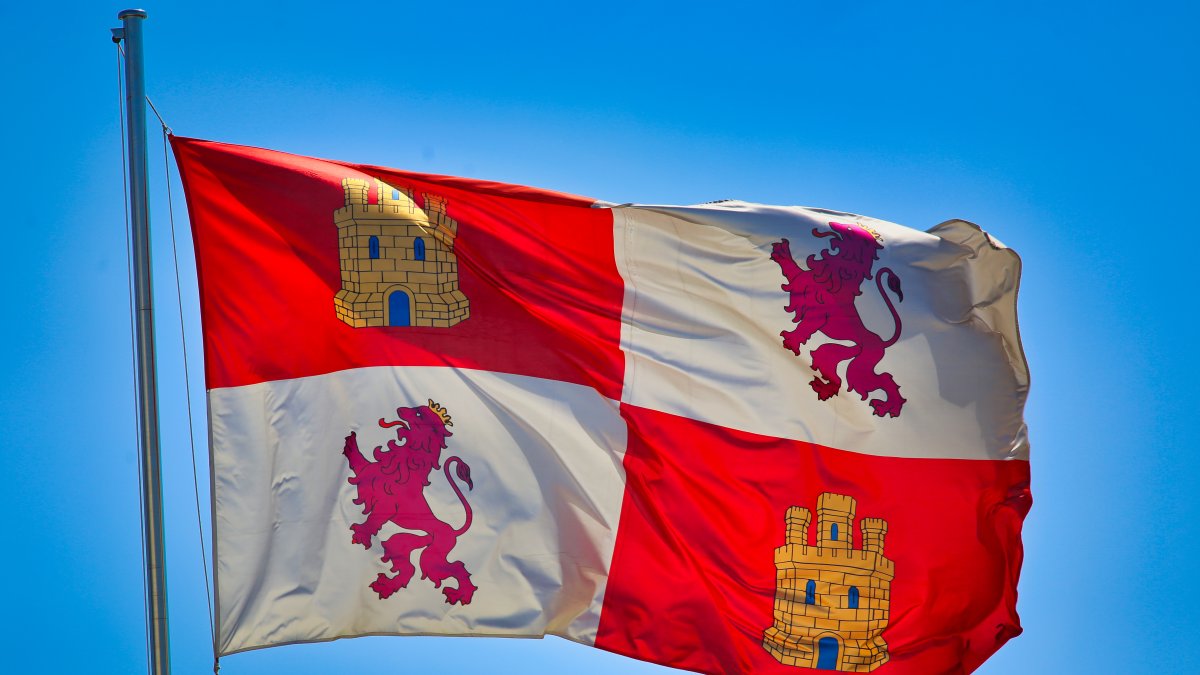 Bandera de Castilla y León.