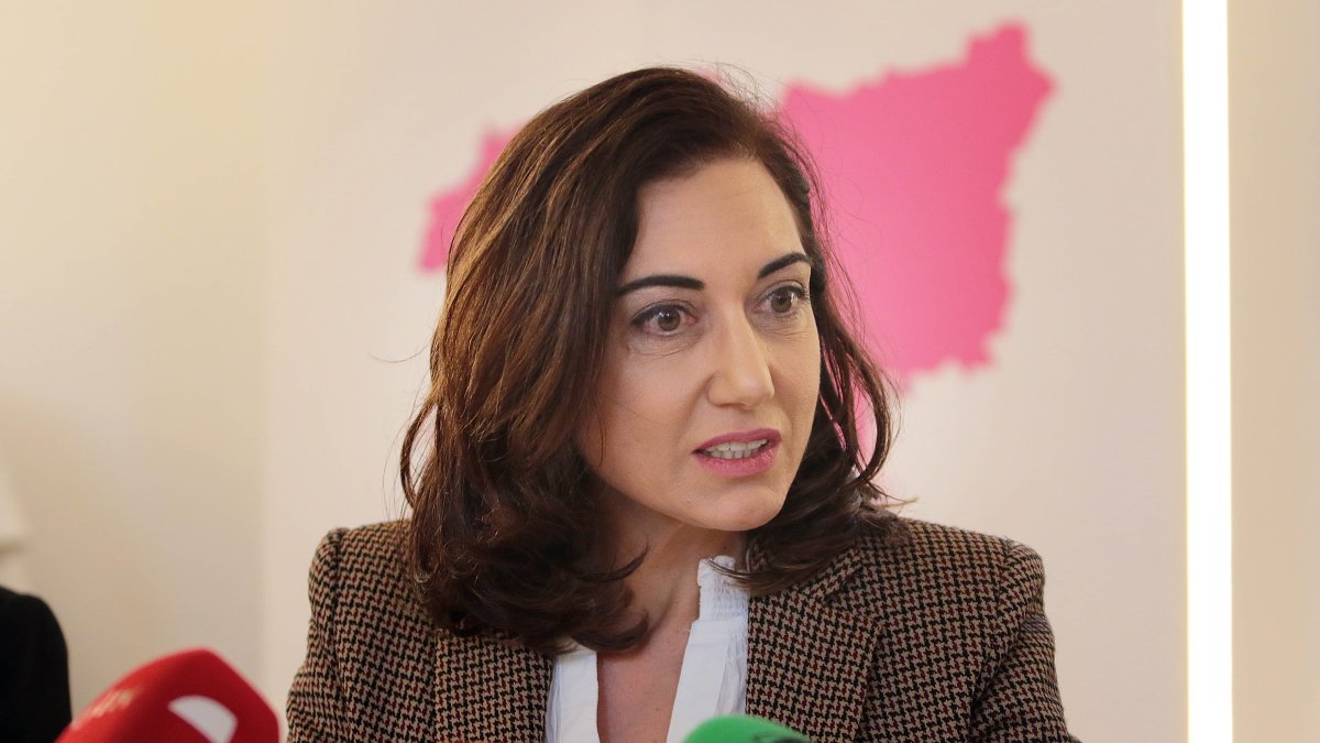 La candidata a las Cortes de Castilla y León por UPL, Alicia Gallego