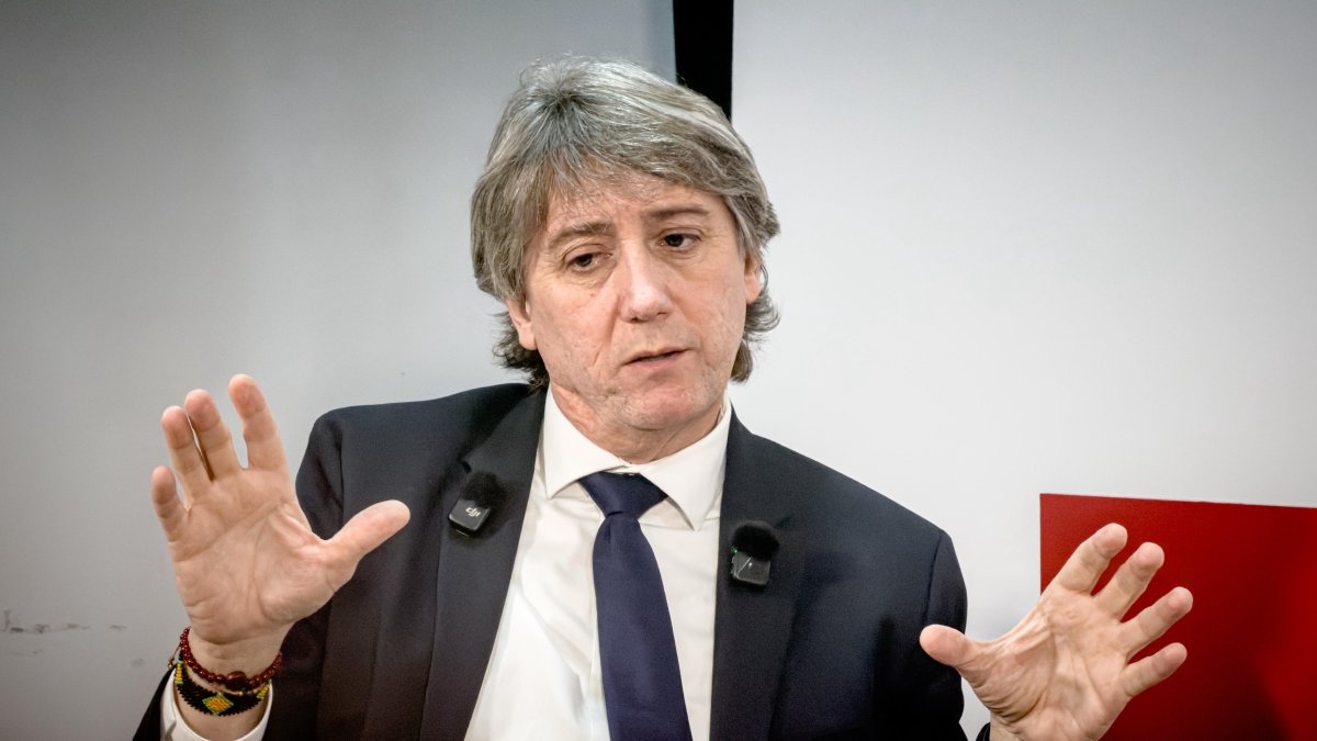 El candidato del PSOE a la Junta de Castilla y León, Carlos Martínez.