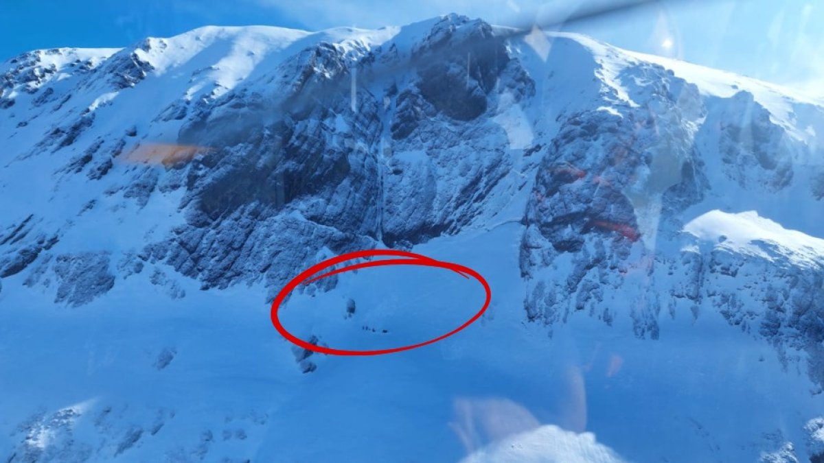 Rescatan a un montañero herido en la Montaña Palentina