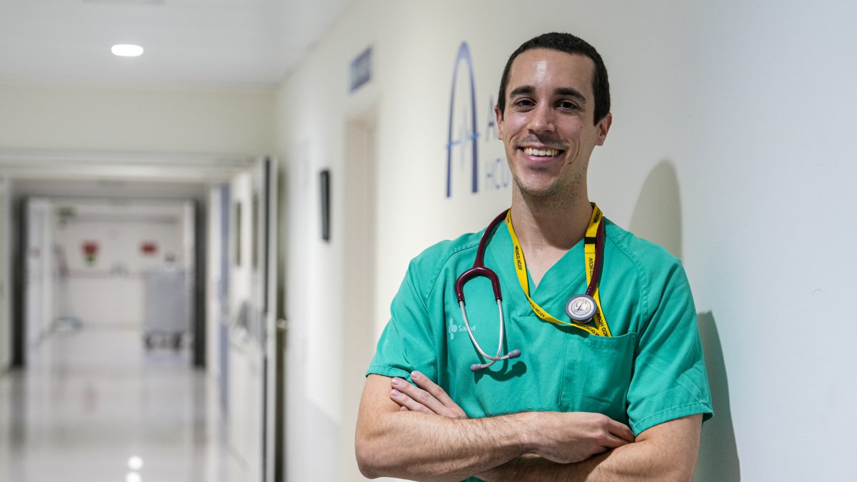 Miguel Bardají Carrillo, anestesiólogo del Hospital Clínico Universitario de Valladolid.