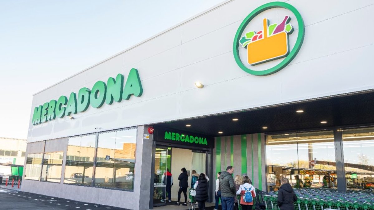 Mercadona situado en Medina del Campo en una imagen de archivo