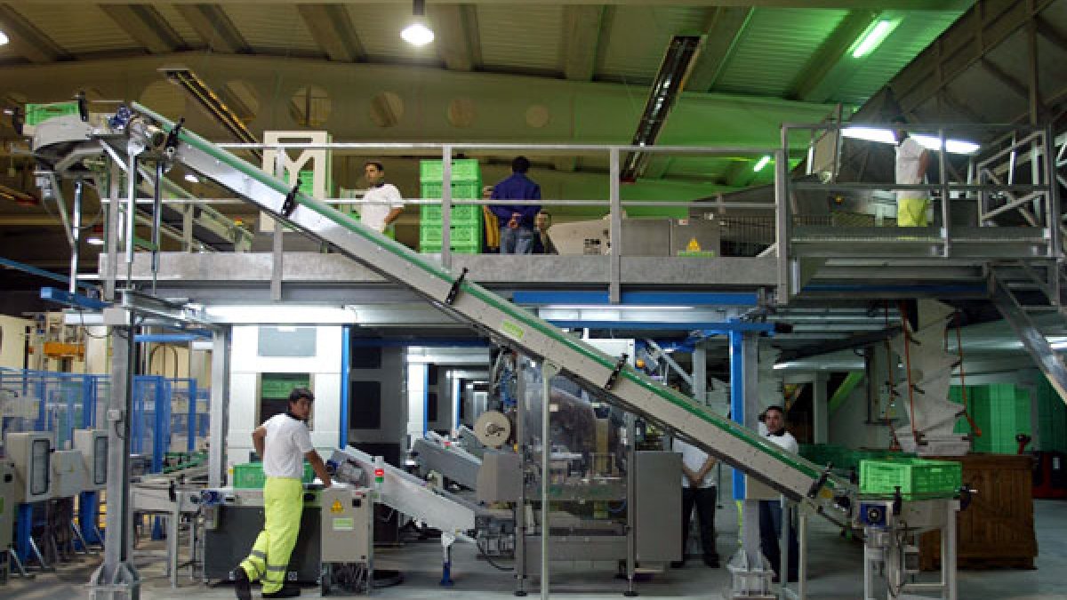 Fábrica de patatas Meléndez en Medina del Campo.