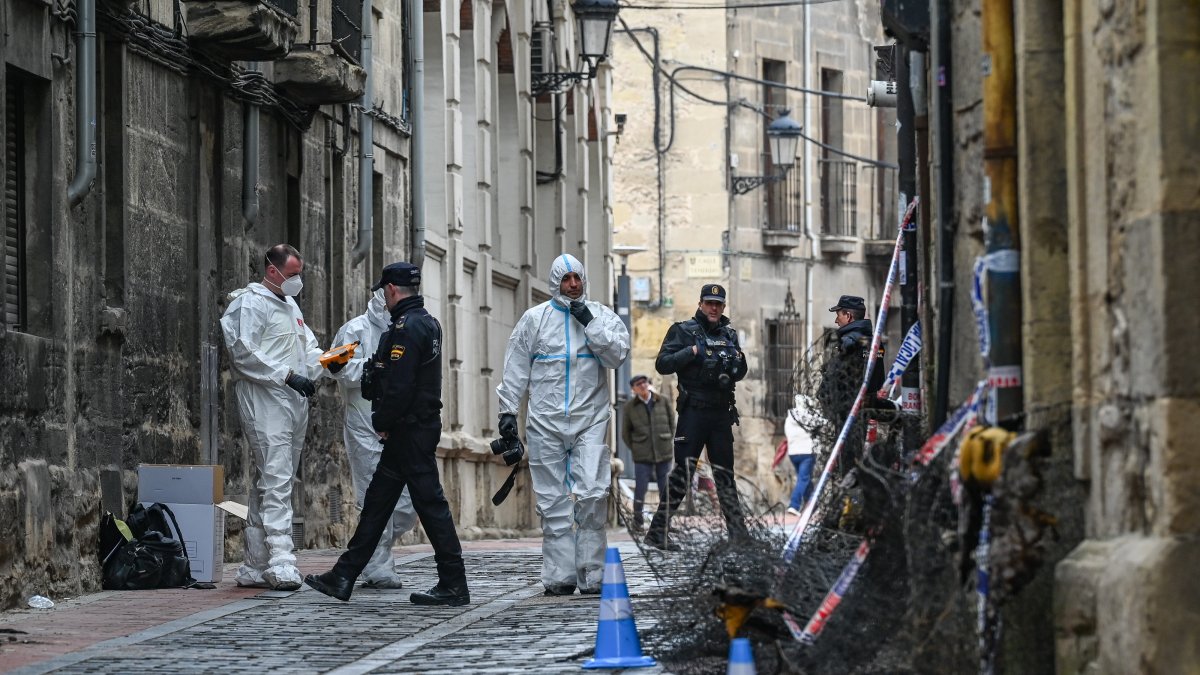 Vivienda en la que han fallecido tres personas tras un incendio en Miranda de Ebro
