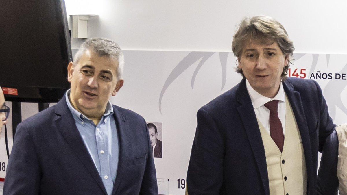 Javier Antón y Carlos Martínez, en una imagen de archivo.