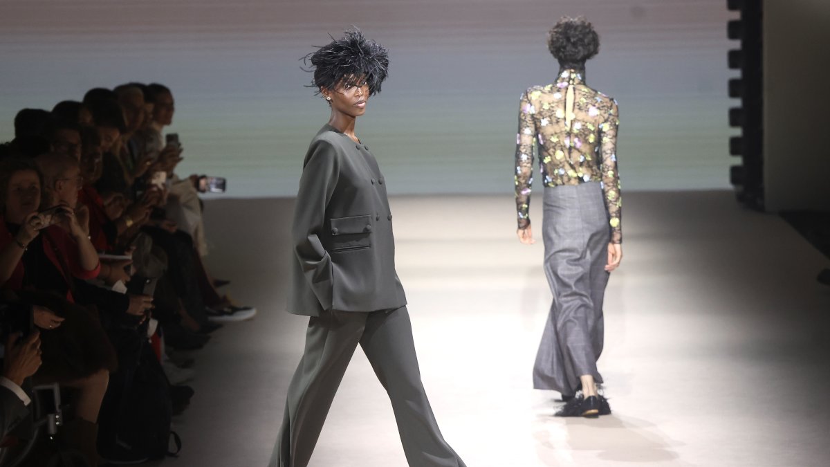 Desfile de la diseñadora salmantina, Fely Campo en la mercedes-Benz Fashion Week.
