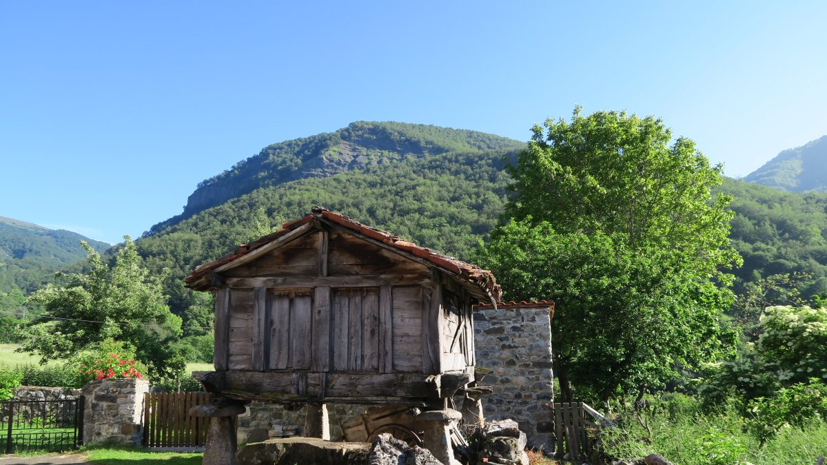 Un hórreo en Santa Marina de Valdeón en una imagen de archivo