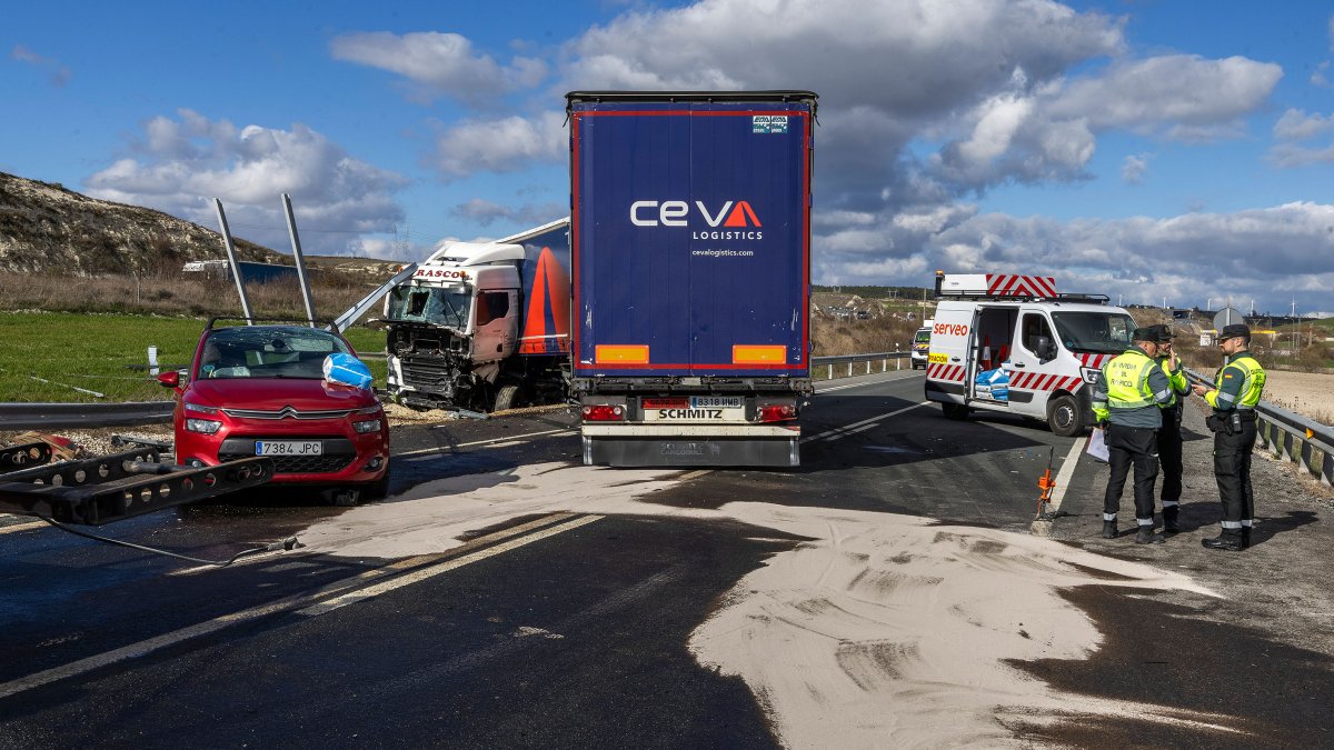 Accidente en Burgos con una persona fallecida