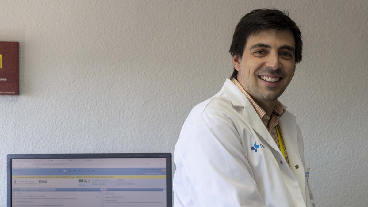 Guilherme Carvalho Monteiro, neurólogo del Complejo Asistencial Universitario de Salamanca